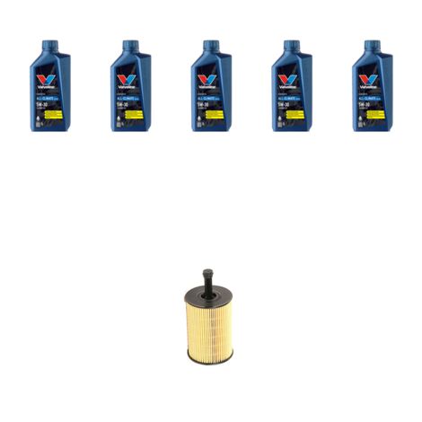 Kit filtro olio e 5L compatibile con Jeep Compass 2.0 CDR 103kw dal 2006