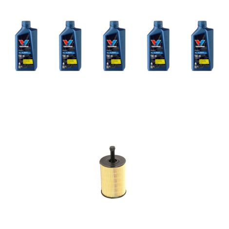 Kit filtro olio e 5L compatibile con Jeep Compass 2.0 CDR 88kw dal 2006