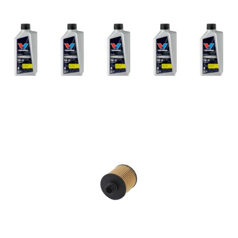 Kit filtro olio e 5L compatibile con Jeep Compass II 1.6 Multijet CRD 88kw dal 2017