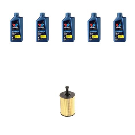 Kit filtro olio e 5L compatibile con Jeep Patriot 2.0 CRD 88kw dal 2007