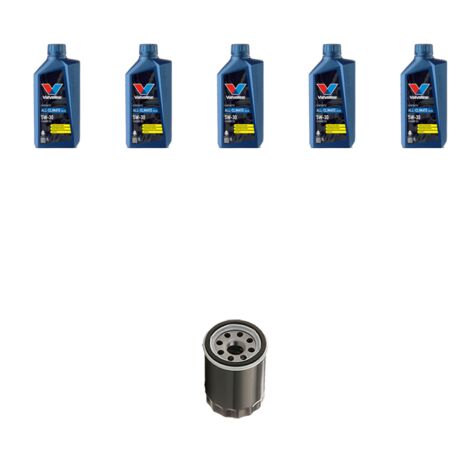 Kit filtro olio e 5L compatibile con Jeep Patriot 2.4 16V 125kw dal 2007