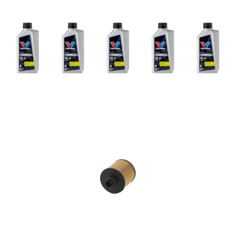 Kit filtro olio e 5L compatibile con Jeep Renegade (BU) 1.6 Multijet 88kw dal 2014