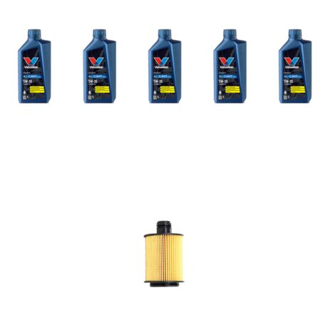 Kit filtro olio e 5L compatibile con Lancia Delta III (844) 1.6 Multijet 77kw dal 2011
