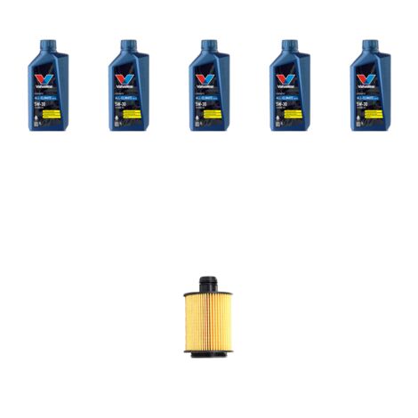 Kit filtro olio e 5L compatibile con Lancia Delta III (844) 2.0 Multijet 121kw dal 2008