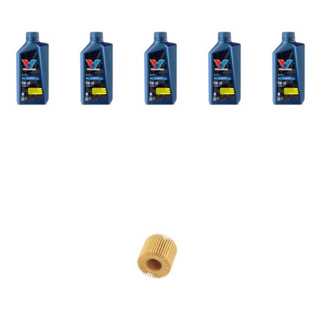 Kit filtro olio e 5L compatibile con Lexus CT 200h F-sport 100kw dal 2012
