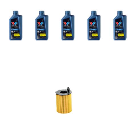 Kit filtro olio e 5L compatibile con Mazda 2 (DE) 1.6 MZ-cd 70kw dal 2010