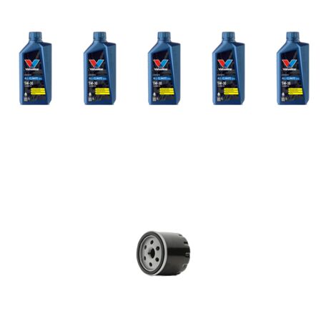 Kit filtro olio e 5L compatibile con Mazda 2 (DL) Skyactiv-G 90 66kw Dal 2015