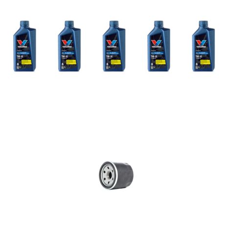 Kit filtro olio e 5L compatibile con Mazda 3 (BK) 2.0 CD 105kw dal 2007 al 2009