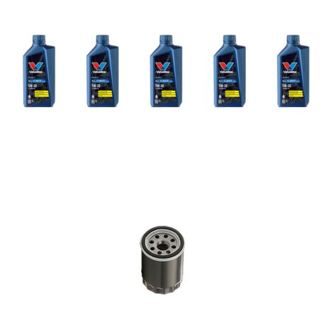 Kit filtro olio e 5L compatibile con Mazda 5 (CR) 2.0 107kw 2005 al 2010