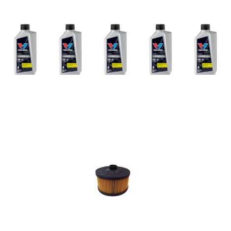 Kit filtro olio e 5L compatibile con Mercedes CLA (C118-W118-X118) 180 100kw Dal 2019