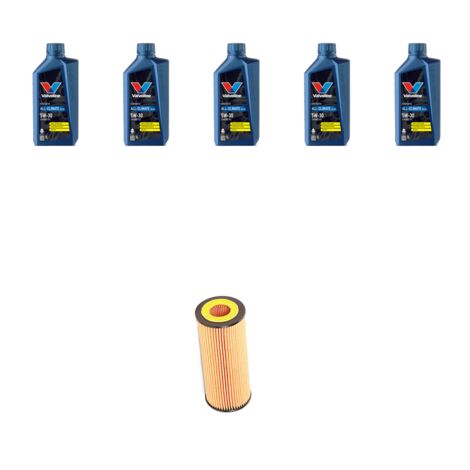 Kit filtro olio e 5L compatibile con Mercedes Classe A (w169) A160 CDI 60kw Dal 2004 al 2012