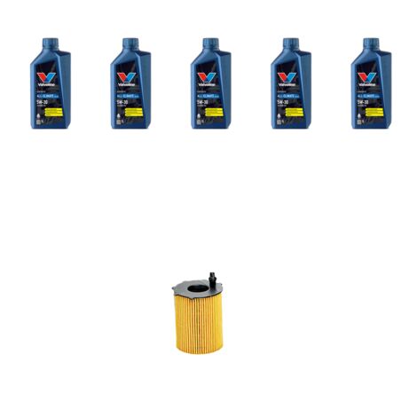 Kit filtro olio e 5L compatibile con Mini ONE II (R56) 1.6 Diesel 66kw dal 2009 al 2010
