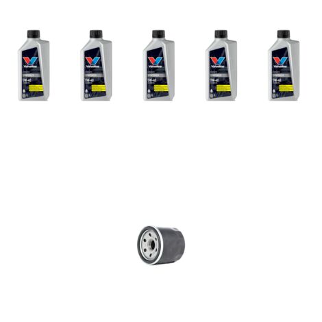 Kit filtro olio e 5L compatibile con Mitsubishi Outlander I (CUW) 2.0 16V 100kw dal 2003