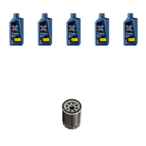 Kit filtro olio e 5L compatibile con Nissan Juke (F15,F15E) 1.6 86kw dal 2010