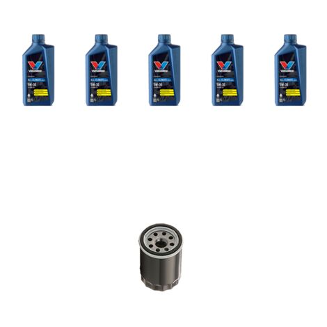 Kit filtro olio e 5L compatibile con Nissan Juke (F15,F15E) 1.6 Dig-t 160kw dal 2014