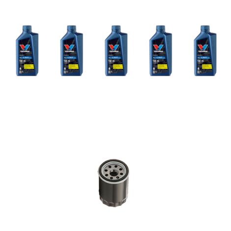 Kit filtro olio e 5L compatibile con Nissan Juke (F15,F15E) 1.6 LPG 85kw dal 2012