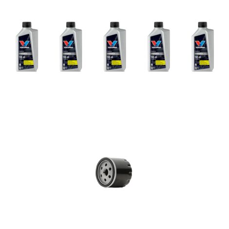 Kit filtro olio e 5L compatibile con Nissan Kubistar 1.5 dci 60kw Dal 2003