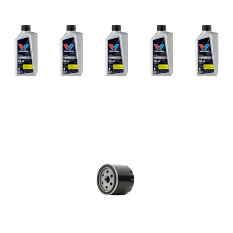 Kit filtro olio e 5L compatibile con Nissan Primastar 1.9 dci 74kw Dal 2002