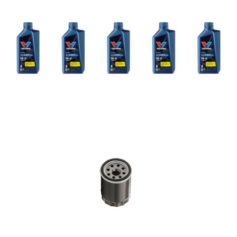 Kit filtro olio e 5L compatibile con Nissan Teana 3.5 v6 180kw Dal 2003
