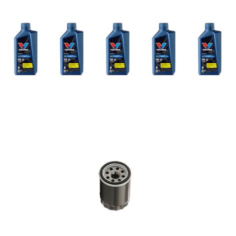 Kit filtro olio e 5L compatibile con Nissan Teana 3.5 v6 183kw Dal 2008