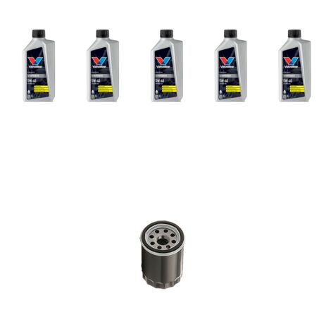 Kit filtro olio e 5L compatibile con Opel Astra G 2.0 16v 141kw dal 2002