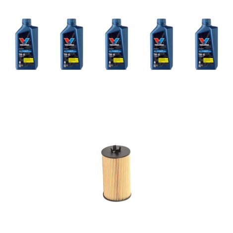 Kit filtro olio e 5L compatibile con Opel Astra H ,GTC,SW 1.6 16v ecoflex 85kw Dal 2009