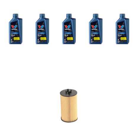 Kit filtro olio e 5L compatibile con Opel Astra J ,GTC,SW 1.6 16v Turbo 132kw Dal 2009