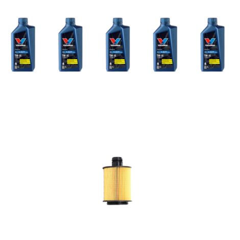 Kit filtro olio e 5L compatibile con Opel Astra J ,GTC,SW 2.0 CDTI 118kw Dal 2009