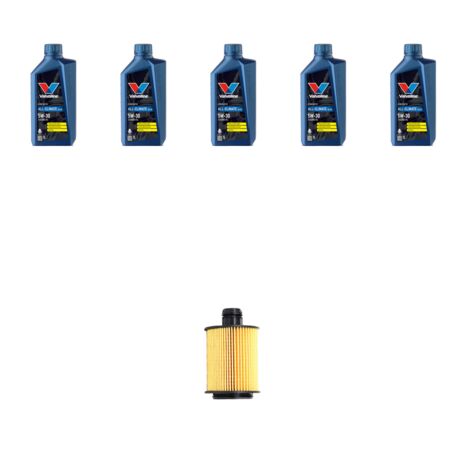 Kit filtro olio e 5L compatibile con Opel Astra J ,GTC,SW 2.0 CDTI 143kw Dal 2012