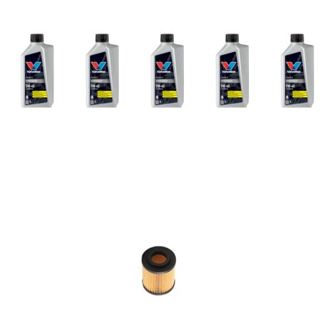 Kit filtro olio e 5L compatibile con Opel Corsa C 1.7 DTI 55kw Dal 2000