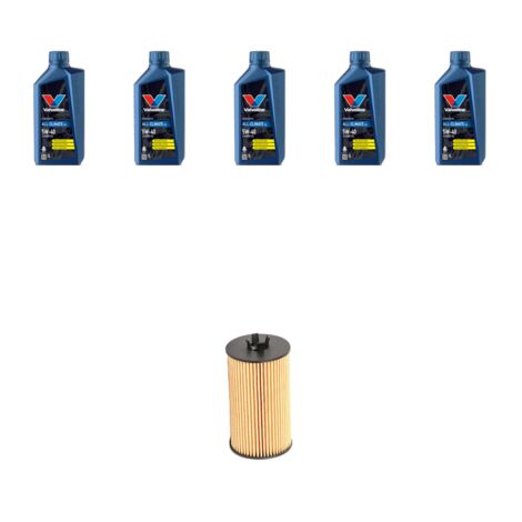 Kit filtro olio e 5L compatibile con Opel Corsa D 1.6 16v Turbo 155kw Dal 2011