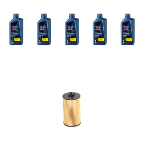 Kit filtro olio e 5L compatibile con Opel Corsa E (X15) 1.6 opc 152kw Dal 2015