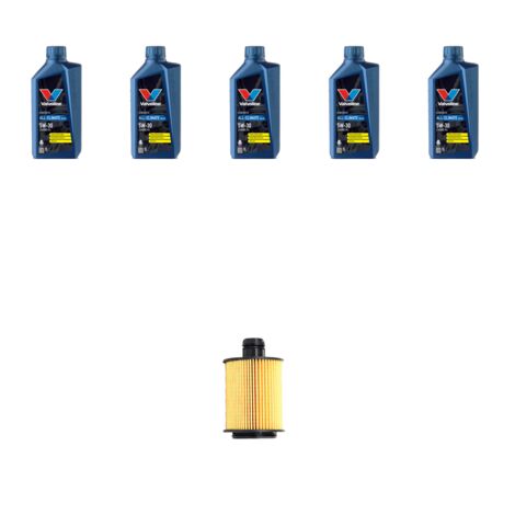 Kit filtro olio e 5L compatibile con Opel Insigna 2.0 Cdti 118kw dal 2008