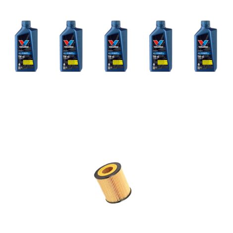 Kit filtro olio e 5L compatibile con Opel Vectra C 1.9 CDTI 88kw dal 2004