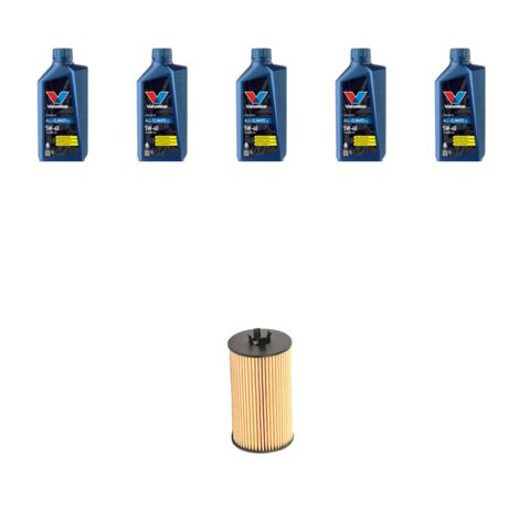 Kit filtro olio e 5L compatibile con Opel Zafira B 1.6 CNG 110kw dal 2009