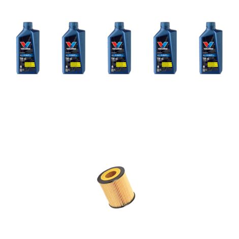 Kit filtro olio e 5L compatibile con Opel Zafira B 1.9 Cdti 88kw dal 2005
