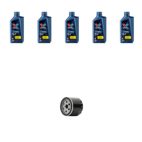 Kit filtro olio e 5L compatibile con Opel Zafira B 2.0 Turbo OPC 177kw dal 2006