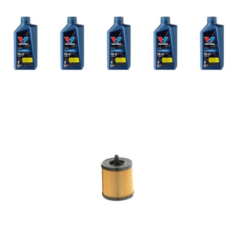 Kit filtro olio e 5L compatibile con Opel Zafira B 2.2 Direct 110kw dal 2005