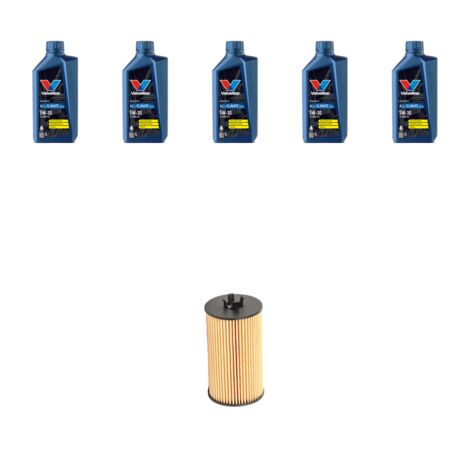 Kit filtro olio e 5L compatibile con Opel Zafira C Tourer 1.6 CDTI 100kw dal 2013