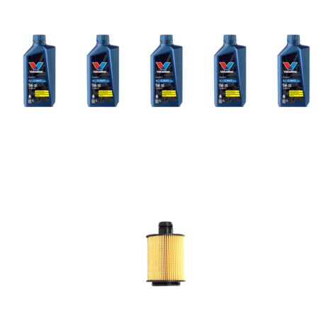 Kit filtro olio e 5L compatibile con Opel Zafira C Tourer 2.0 CDTI 143kw dal 2013
