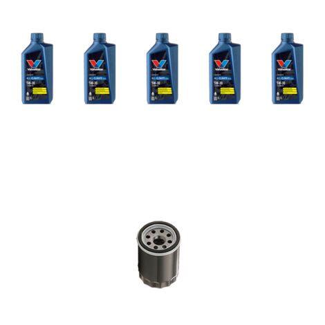 Kit filtro olio e 5L compatibile con Peugeot 307 2.0 HDI FAp 79kw dal 2001