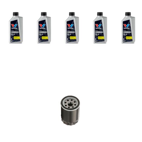 Kit filtro olio e 5L compatibile con Peugeot 4007 2.4 16v 125kw dal 2007