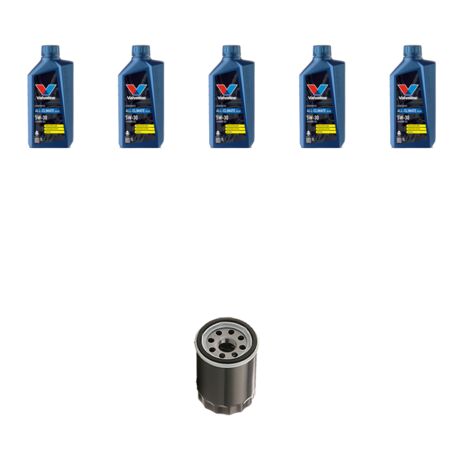 Kit filtro olio e 5L compatibile con Peugeot 807 2.0 16V 100kw dal 2002
