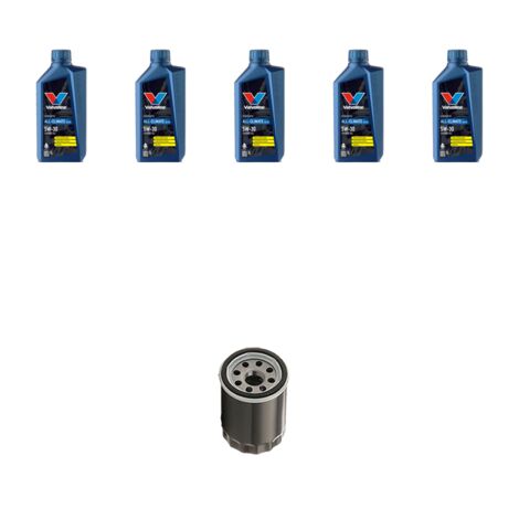 Kit filtro olio e 5L compatibile con Peugeot 807 2.0 HDI FAP 79kw dal 2006