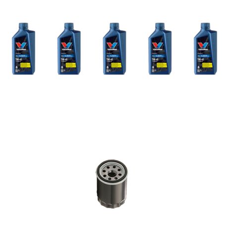 Kit filtro olio e 5L compatibile con Peugeot Boxer II 2.0 i 81kw dal 2002
