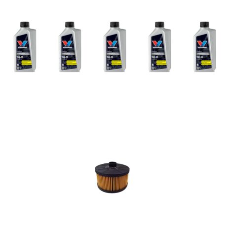 Kit filtro olio e 5L compatibile con Renault Austral 1.2 E-TECH 200 Hybrid 146Kw dal 2022
