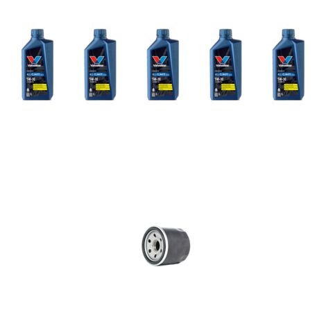 Kit filtro olio e 5L compatibile con Renault Captur (J5,H5) 1.5 DCI 90 66kw dal 2013