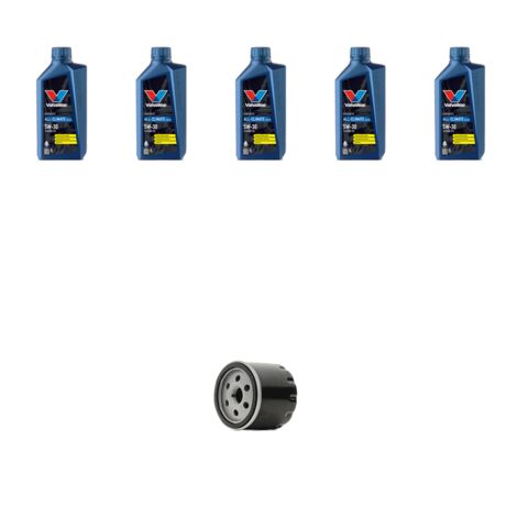 Kit filtro olio e 5L compatibile con Renault Clio V 1.6 E-Tech 145 105Kw dal 2022