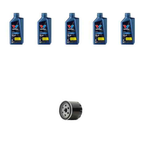 Kit filtro olio e 5L compatibile con Renault Fluence 1.5 dci 81kw Dal 2010