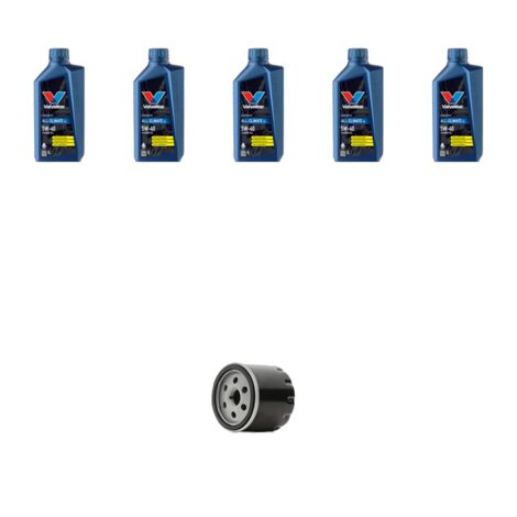Kit filtro olio e 5L compatibile con Renault Laguna II 1.9 dci 79kw dal 2000